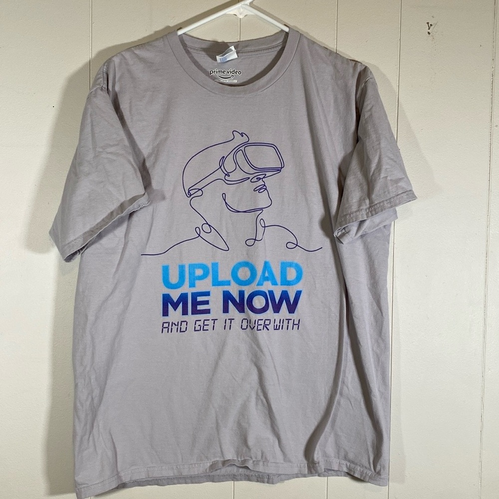 Amazon prime upload me now and get it over with size large unisex